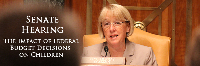 Senate Budget Committee Hearing on Children and the Federal Budget